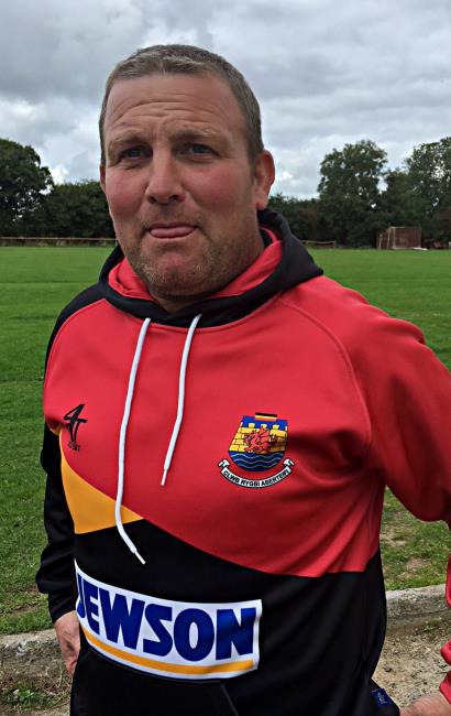 Andrew Fletcher - battled hard for Cardigan
